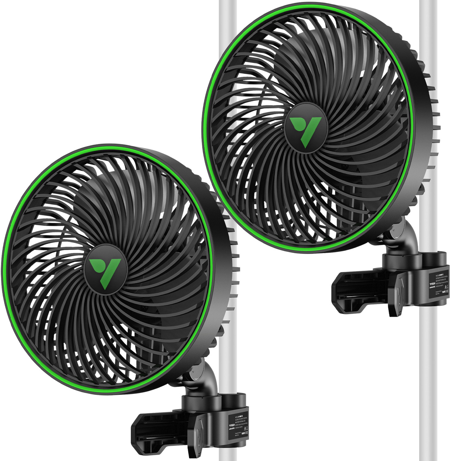 Clip-Ventilator für Grow-Zelte – Leise, energieeffizient & 10 Geschwindigkeitsstufen