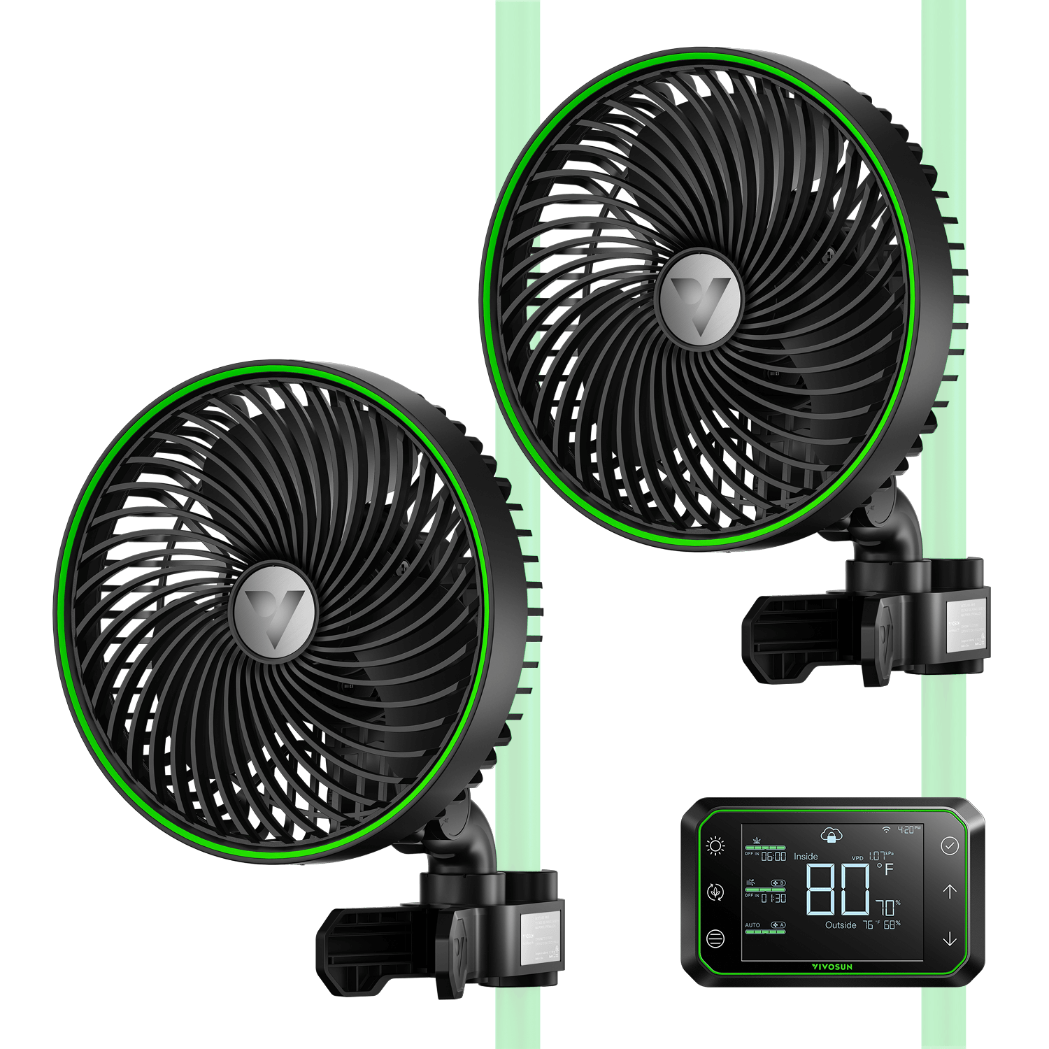 AeroWave E6 Gen2, Grow Tent Clip Fan 6", EC Mo Produktbild-Vorschau 3