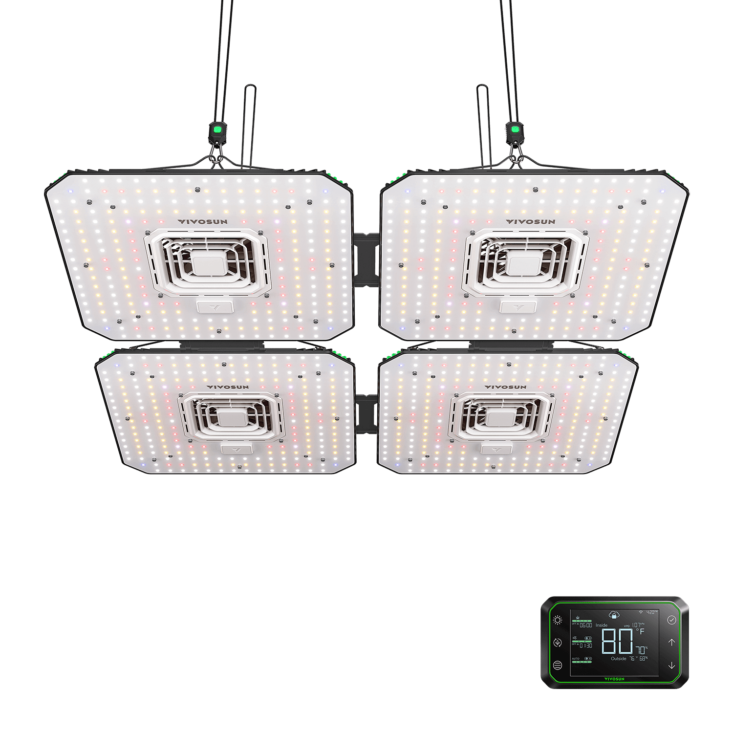 AeroLight 400W LED Grow Light with Samsung LM301 Diodes Dimmable Lights Sunlike Full Spectrum,Automatic operation Optimal Light For Seedling Veg & Blo