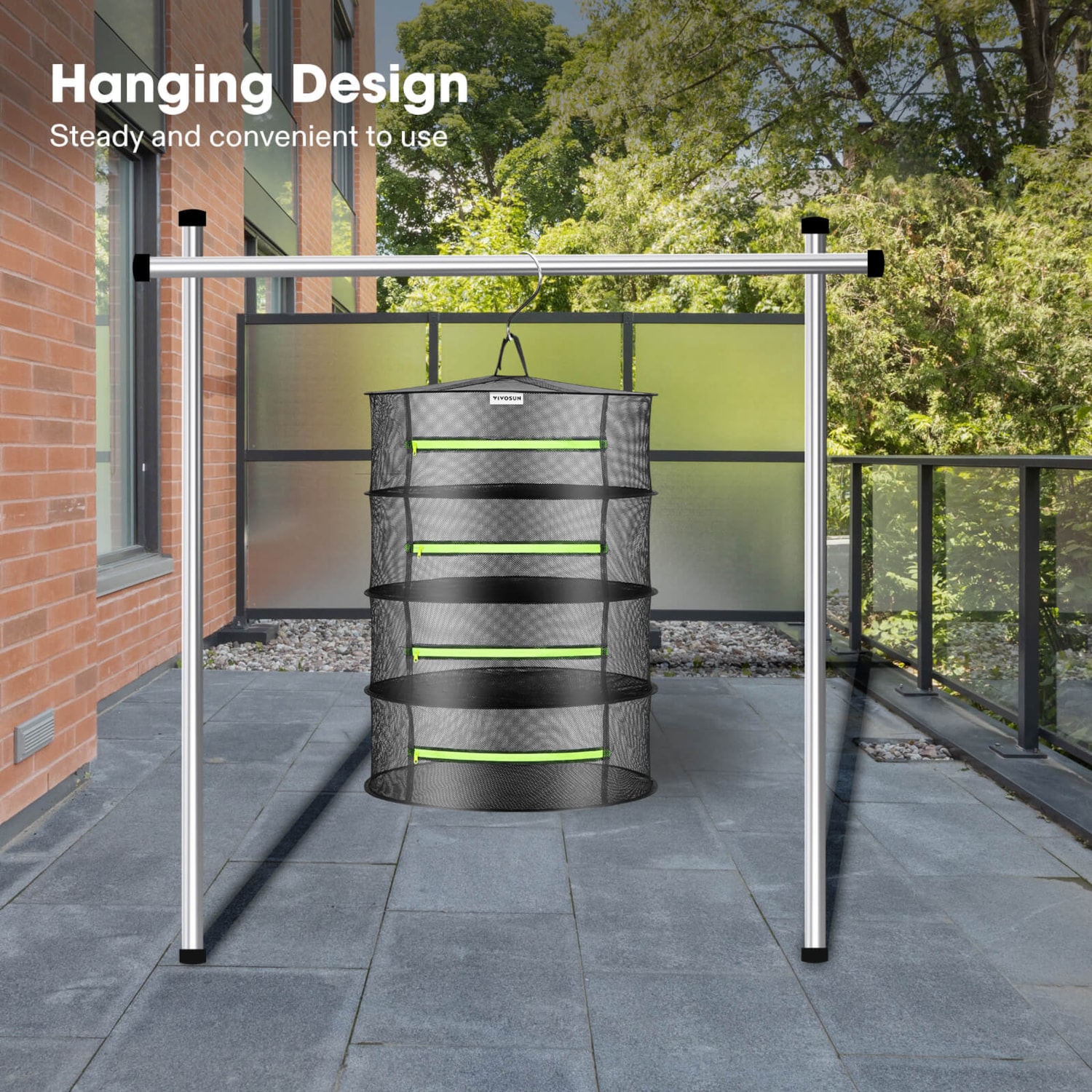 PLSOPPKG 4 Tier Mesh Hanging File Organizer Vertical Wall File Organizer Wa File Holder PLSOPPKG 11 Tier Hanging Wall , Metal Mesh Magazine