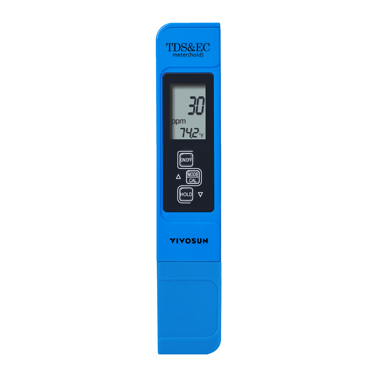 Vivosun Digital pH Meter, 3-in-1 TDS EC and Temperature Meter, Plant