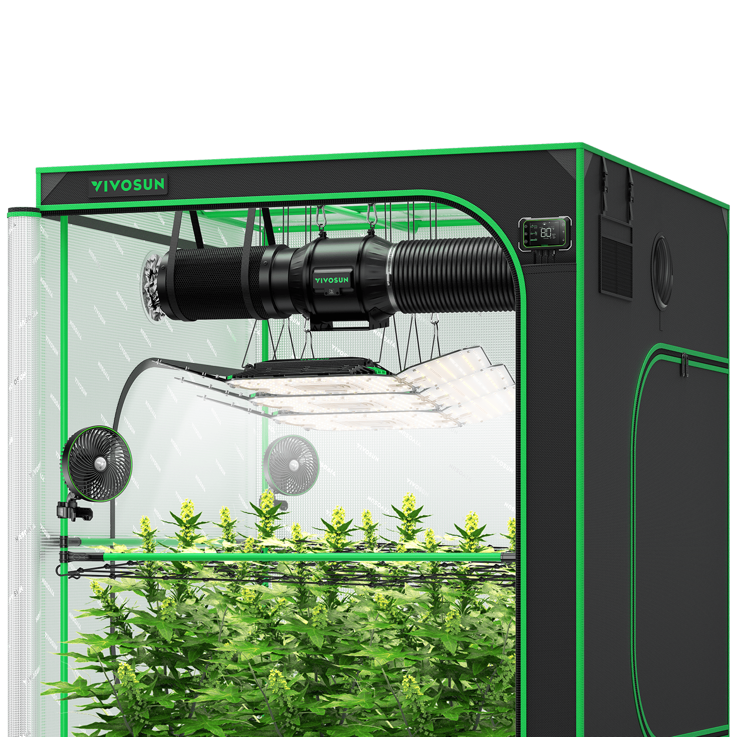 Smart Grow Tent Kit Giy Sgs Pro X Plant Complete System With Wifi E A Controller X