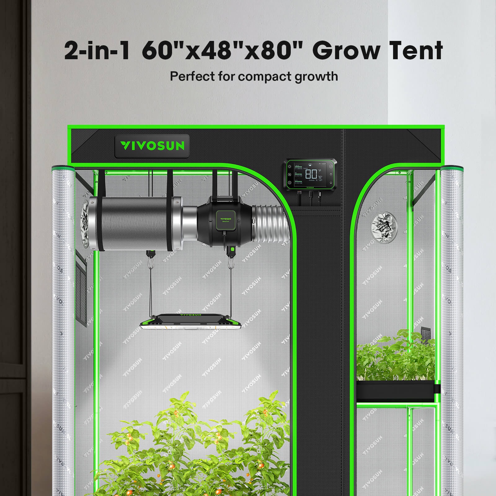 Vivosun 2-in-1 Grow Tent 3x2 D325