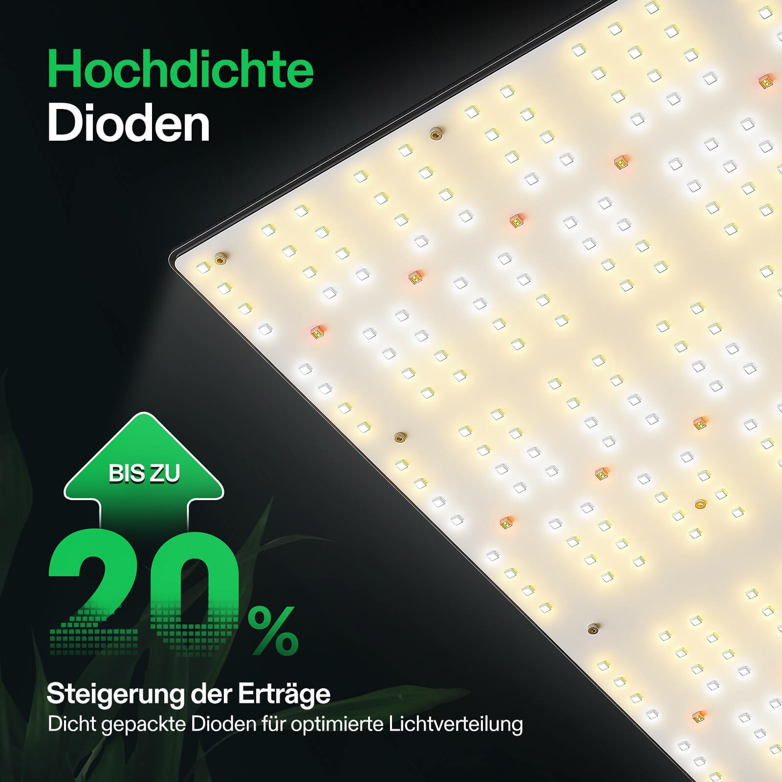 thumbnail image 2 of VIVOSUN VS4000 LED Grow Light – Full Spectrum, 400W, Covers 4x4/5x5ft – Dimmable, Silent, 5-Year Warranty 2 of 5