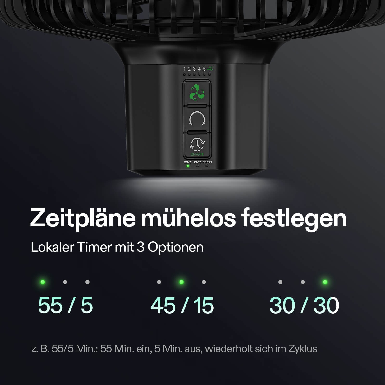 VIVOSUN AeroWave E6 Gen2 Growzelt-Clip-Ventilator150 mm, EC-Motor Smarte WLAN-Steuerung,10-stufiger & 2 Modi, automatischer oszillierender Ventilator, Luftzirkulator für Growbox, Timer, IP54 2er-Pack
