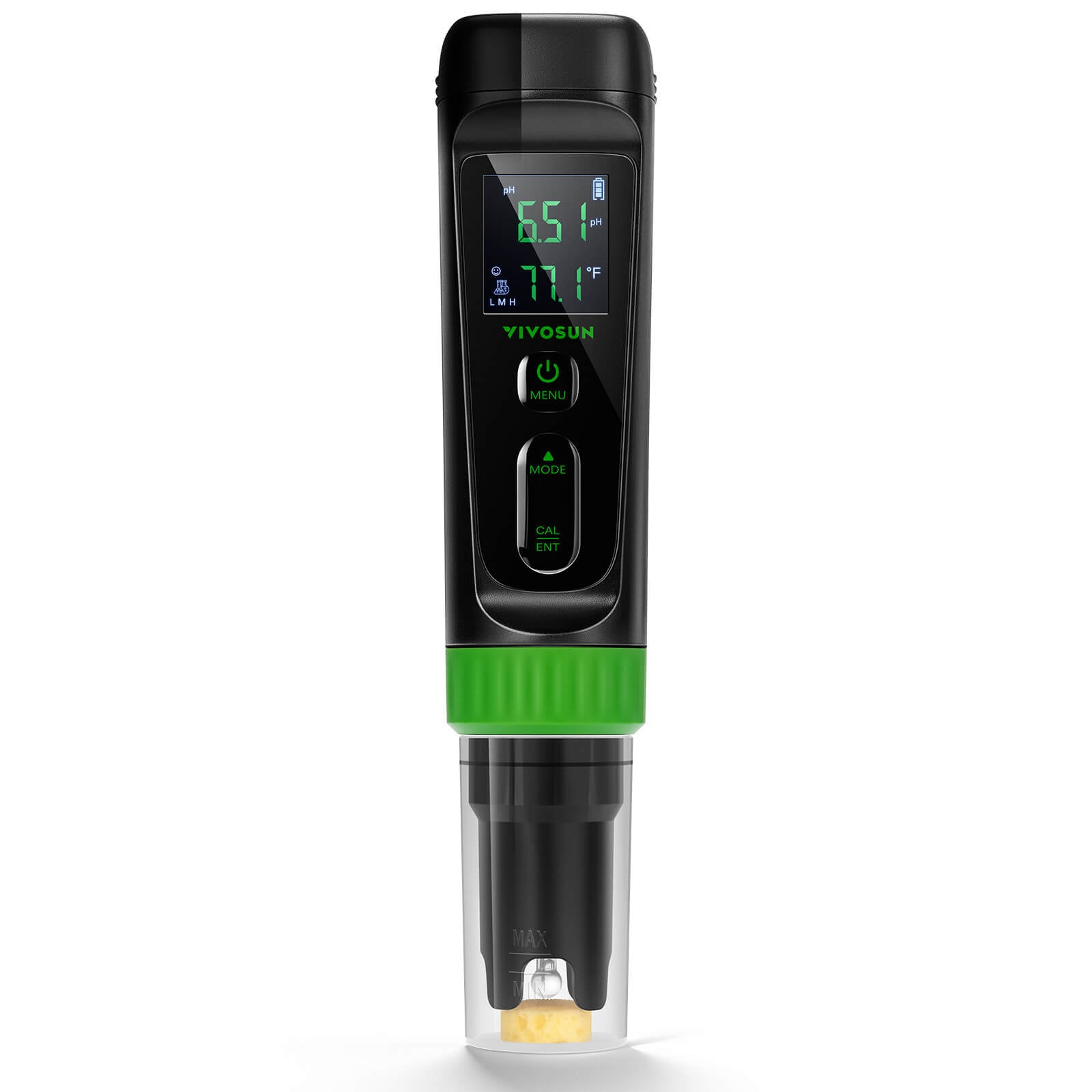 Aerolab P30 Digital pH Meter High Accuracy pH Tester ATC Digital pH Pen 0.00–14.00 ±0.01pH Portable Nutrient Test Meter Interchangeable Probe Water