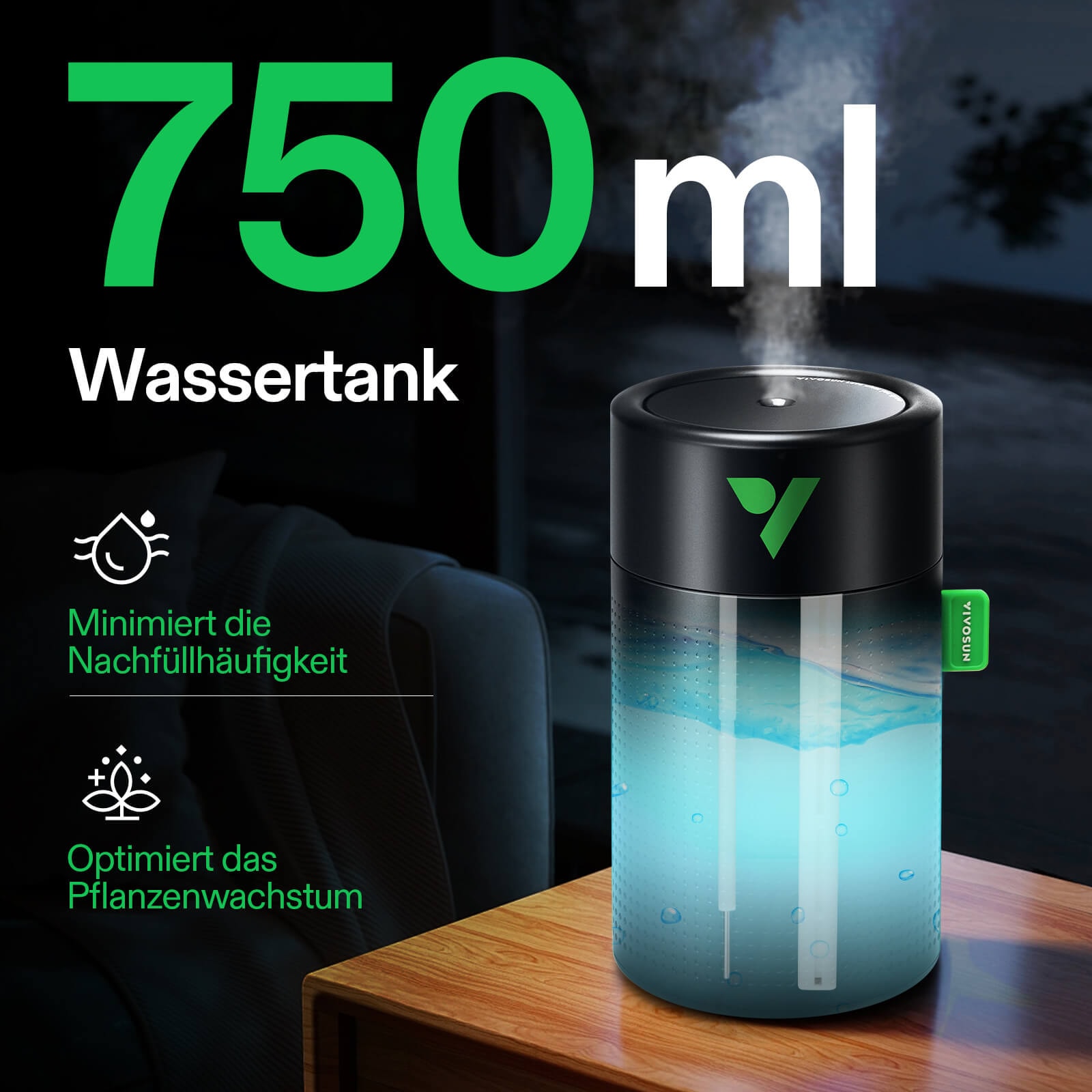 Produktbild von Doppelsprays Zerstäubungsmodul USB Luftbefeuchter