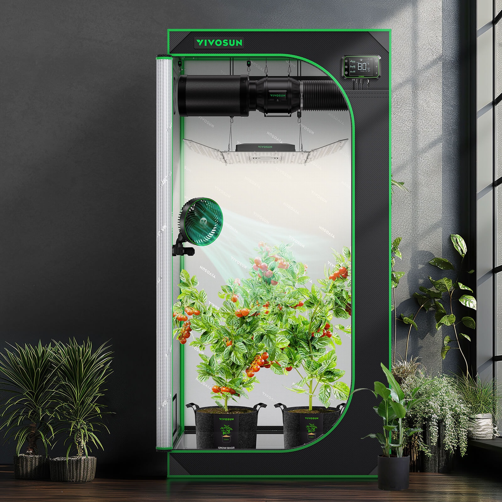 Vivosun S108 10x10 Mylar Grow Tent, 120