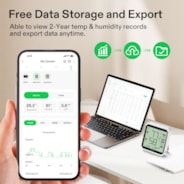 AeroLab THB1S Bluetooth Hygrometer Thermometer, External Sensor Probe Included