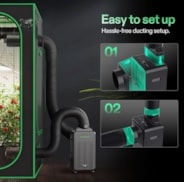 AeroDrain D12 Intelligent Environmental Dehumidifier, up to 12L/day, 2L Water Tank, with Temperature & Humidity Sensor Probe