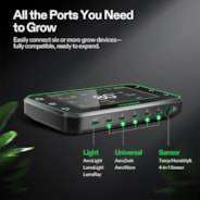 Smart Air Filtration PRO G4 Kit 4", AeroZesh G4 Inline Duct Fan w/GrowHub E42A+ Temp. Humidity WiFi-Controller, Carbon Filter & Ducting, Cooling & Ventilation System for Grow Tent, Hydroponics