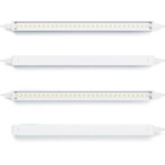 T5 Linear Grow Lights, 5000K Full Spectrum LED Grow Lights for Indoor Plants, SGS Compatible, 6W/Bar, 1ft, 4-Pack