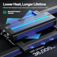 LumaLight 500W LED Grow Light, Full Spectrum Indoor Plant Light with Deep Canopy Penetration, 4x4ft Coverage, GrowHub Compatible