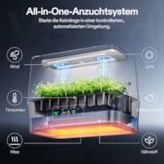 VSeed Smart Anzuchtbox, Indoor Anzucht- & Klon-System mit Ebbe-und-Flut-Bewässerung