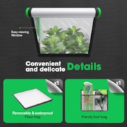 Roof Grow Tent 4x8 R846, 8-16 Plants Use, with Sloping Roof, 48″ x 96″ x 72″, For Indoor Plants Growing