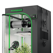 Smart Grow Tent Kit PRO 2x2 Indoor Grow System with 2-in-1 Tunable Spectrum LED Light, Smart GrowHub Automation, Efficient Ventilation & 360° Airflow, 2000D Mylar Tent 24"x24"x48"