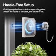 Add-on Base & Magnetic Hook for VGrow Smart Grow Box, 4 Sets