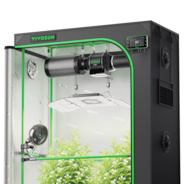 Smart Grow Tent Kit PRO 4x2 Indoor Grow System with 2-in-1 Tunable Spectrum LED Light, Smart GrowHub Automation, Efficient Ventilation & 360° Airflow, 2000D Mylar Tent 48"x24"x72"