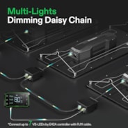 VS2000 Full Spectrum LED Grow Light Board 200W, High PPFD & Low Heat, 3 x 3 Ft. Coverage