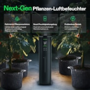 AeroStream H09 Smarter Luftbefeuchter 9L mit Temperatur- und Luftfeuchtigkeitssonde, für Growbox