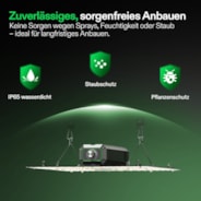 LumaLight LED Pflanzenlampe – Vollspektrum Pflanzenlampe, 100W, Smart Dimmbar & High-PPFD für Indoor-Pflanzen, Setzlinge, Gemüse & Blüte