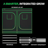 Standard Grow Tent Kit GIY-84 4x8, 8-Plant Complete System, with 2x 430W VSFL4300 LED Grow Light, and 8-inch Ventilation Combo