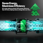 Smart Air Filtration PRO G6 Kit 6", AeroZesh G6 Inline Duct Fan w/GrowHub E42A+ Temperature Humidity WiFi-Controller, Carbon Filter & Ducting, Cooling & Ventilation for Grow Tent, Hydroponics