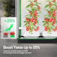 Hydroponická DWC sada FlexFeed 15 l, pěstební sada Deep Water Culture s chytrým ovladačem, sledováním teploty vody v aplikaci a vzduchovým čerpadlem, pro pěstební stany, 2 nádoby
