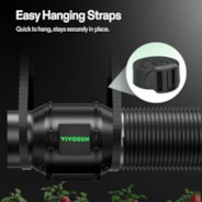 Smart Air Filtration Kit 6″, AeroZesh G6 Inline Fan with E12 Speed Controller, Carbon Filter & Ducting Combo