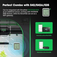 AeroLab THB1S Bluetooth Hygrometer Thermometer, External Sensor Probe Included