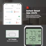 Watch VIVOSUN AeroLab THB1 Bluetooth Hygrometer Thermometer On Amazon Live