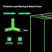 19mm Grow Tent Corner Only for Vivosun Grow Tents, 2 Pieces