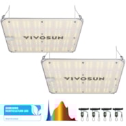 2-Pack VS1000E Full Spectrum LED Grow Light Board 100W, High PPFD & Low Heat, 2 x 2 Ft. Coverage