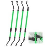 Grow Tent High CFM Kit, Heavy-Duty Mounting Bars, High Airflow Support Pole Kit 24"-36" Adjustable, Suitable for 2’×2’, 2.3’×2.3’, 2.7’×2.7’, and 3’×3’ Tents, 4-Pack