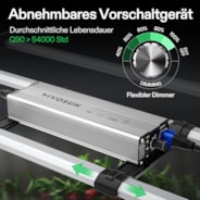 VSFL4300 Full Spectrum LED Grow Light Bar 430W, Foldable Design with 6 Dimming Option, 4 x 4 Ft. Coverage