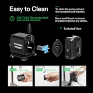 400GPH Submersible Pump for Fish Tank