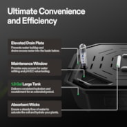 FlexFeed Self-Watering Fabric Pot Base, Auto-Irrigation Water Delivery System with Reservoir Meter, 4-Pack