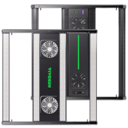 AeroLight 350W LED Grow Light, Indoor Plant Light Bars with Circulation Fan for Grow Tent Cooling Ventilation, Tunable Full Spectrum, Support App Control, GrowHub Compatible, 3x3ft Coverage