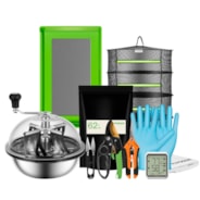 Inclusive Harvest Kit, Includes 16” Bowl Trimmer, Trim Tray, Drying Rack, Bluetooth Hygrometer Thermometer, and All the Essential Tools for Successful Harvest