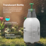 0.5Gal Handheld Garden Sprayer, 2L Pump Sprayer, 68 Oz Water Spray Bottle with Safety Valve