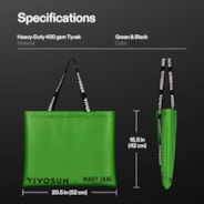 VIVOSUN x Mary Jane Berlin 2026 Signature Textured Tyvek Tote Bag