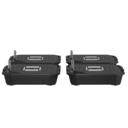 FlexFeed Self-Watering Fabric Pot Base, Auto-Irrigation Water Delivery System with Reservoir Meter, 4-Pack