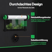 Growbox 50x36x54cm S2014, für 1 Pflanze, für Aerogarden, Hydroponik-System