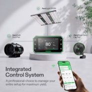 Smart Grow Tent Kit PRO 5x5 Indoor Grow System with 2-in-1 Tunable Spectrum LED Light, Smart GrowHub Automation, Efficient Ventilation & 360° Airflow, 2000D Mylar Tent 60"x60"x80"