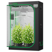 Grow Tent 4x2 S426, High Reflective Mylar with 1680D Oxford Canvas & Heavy-Duty Metal Support 48"x24"x72"