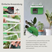 Solar Automatisches Tropfbewässerungsset mit Timer, Bewässerungssystem für 15 Pflanzen im Garten