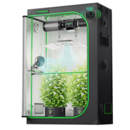 Smart AI Grow Tent System 4x2 Indoor Smart Grow System with Self-Learning AI Controller, Dynamic Airflow & Tunable Spectrum, Automated Climate Control, 2000D Mylar Tent 48"x24"x72"