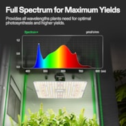 Complete Grow Tent Kit 2.3x2.3 Indoor Grow System with GrowHub WiFi Controller, Efficient Ventilation & Full-Spectrum LED Grow Light, 1680D Mylar Lightproof Tent 28"x28"x63"