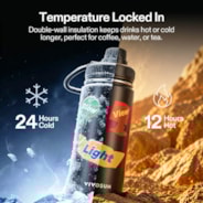 18oz Insulated Stainless Steel Water Bottle, Food-Grade & Leak-Proof, Portable for Home Office Sports Travel