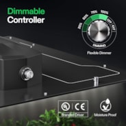 VS3000 Full Spectrum LED Grow Light Board 300W, High PPFD & Low Heat, 3 x 3 Ft. Coverage